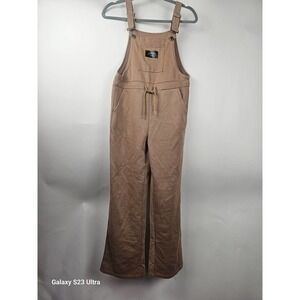 Women's cotton overralls szS, brown, NWOT